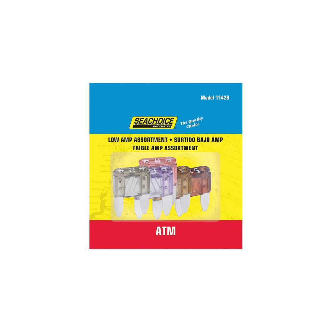 Seachoice Low Amp ATM Glass Fuse Assortment, 5ea -Modern Boat Sales & Service
