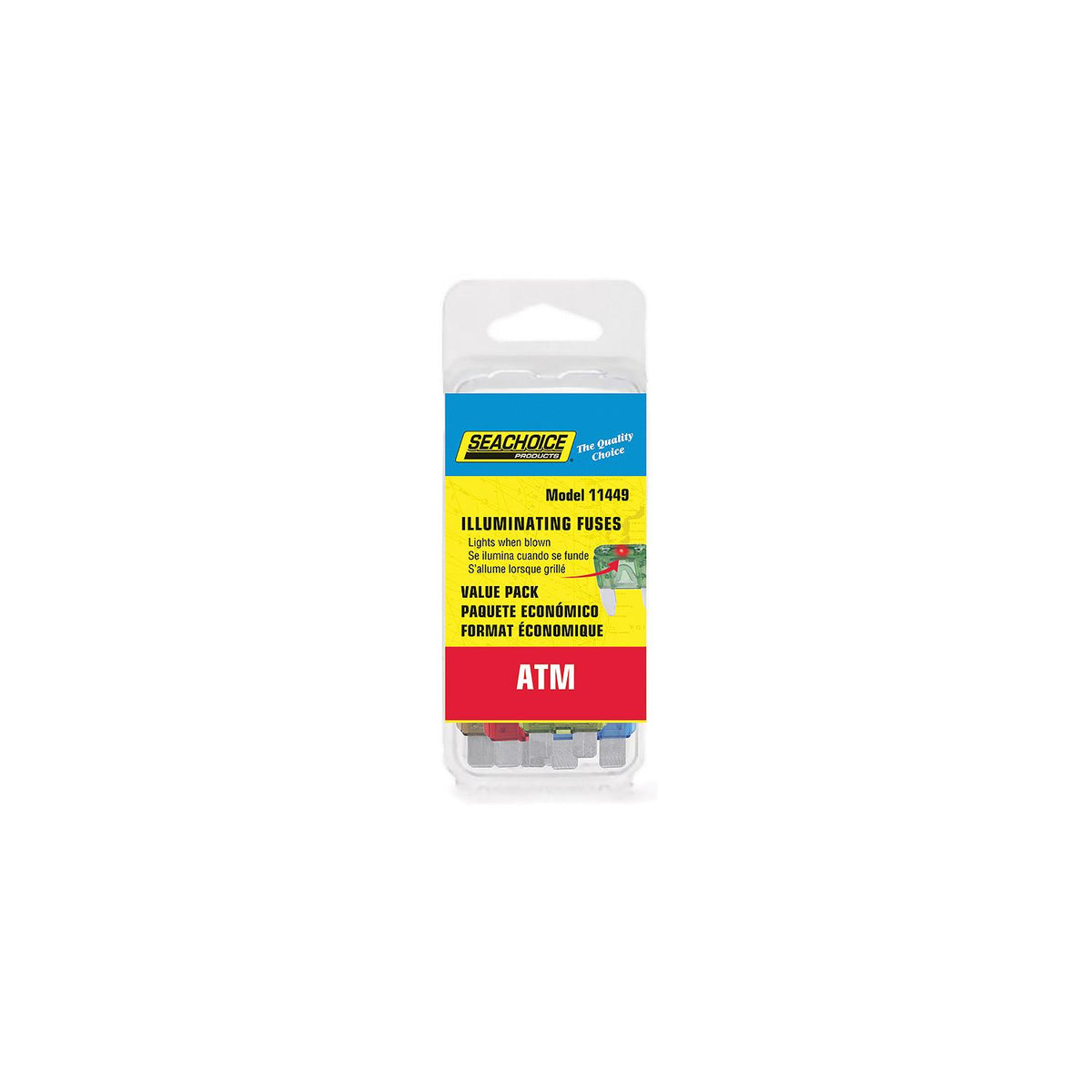 Seachoice ATM Illuminating Fuses Value Pack, Contains 25 Assorted ATM Illuminating Fuses -Modern Boat Sales & Service