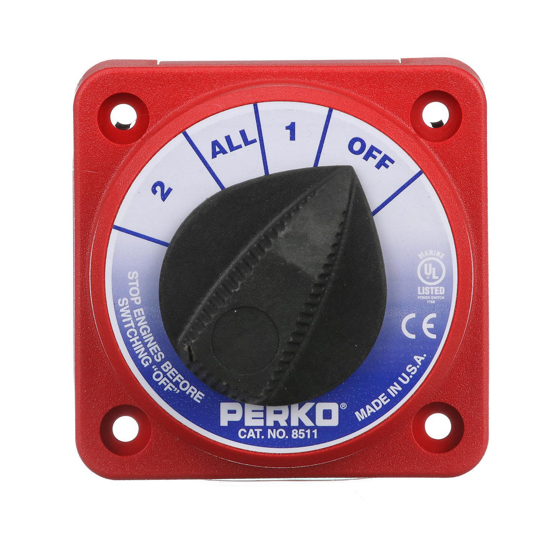 Seachoice Battery Select Switch, Compact, Disconnect Isolator Cutoff, Dual, 12 -50V Default Title -Modern Boat Sales & Service