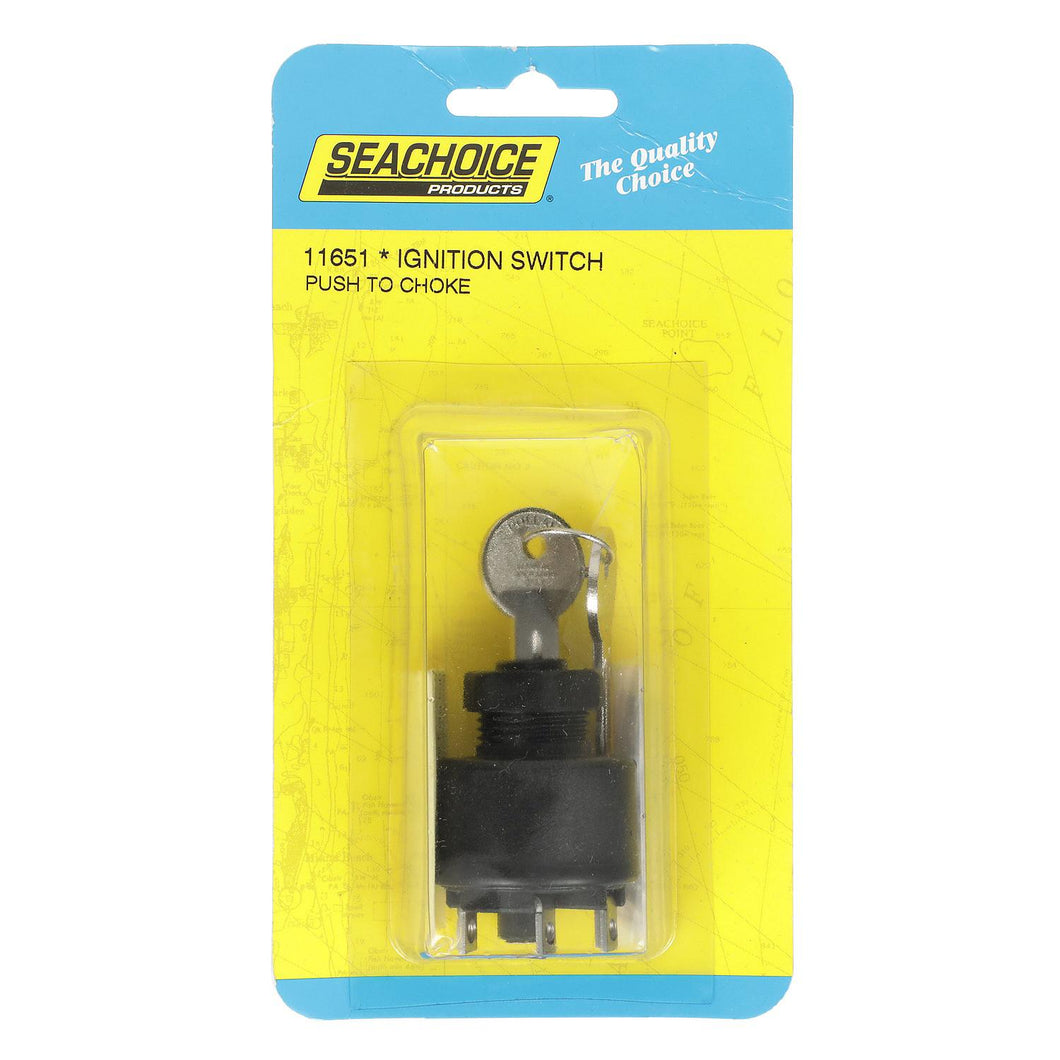 Seachoice Ignition Starter Switch for Johnson/Evinrude, Push to Choke Default Title -Modern Boat Sales & Service