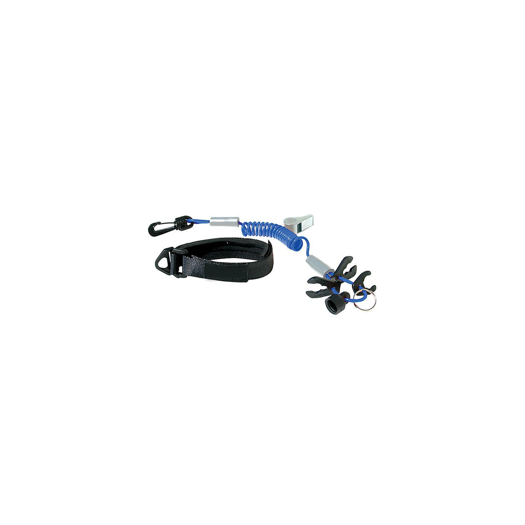 Seachoice 11724 Ultimate Lanyard, Blue/Silver -Modern Boat Sales & Service