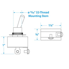 Seachoice 2-Position Boat Toggle Switch, Off/On -Modern Boat Sales & Service