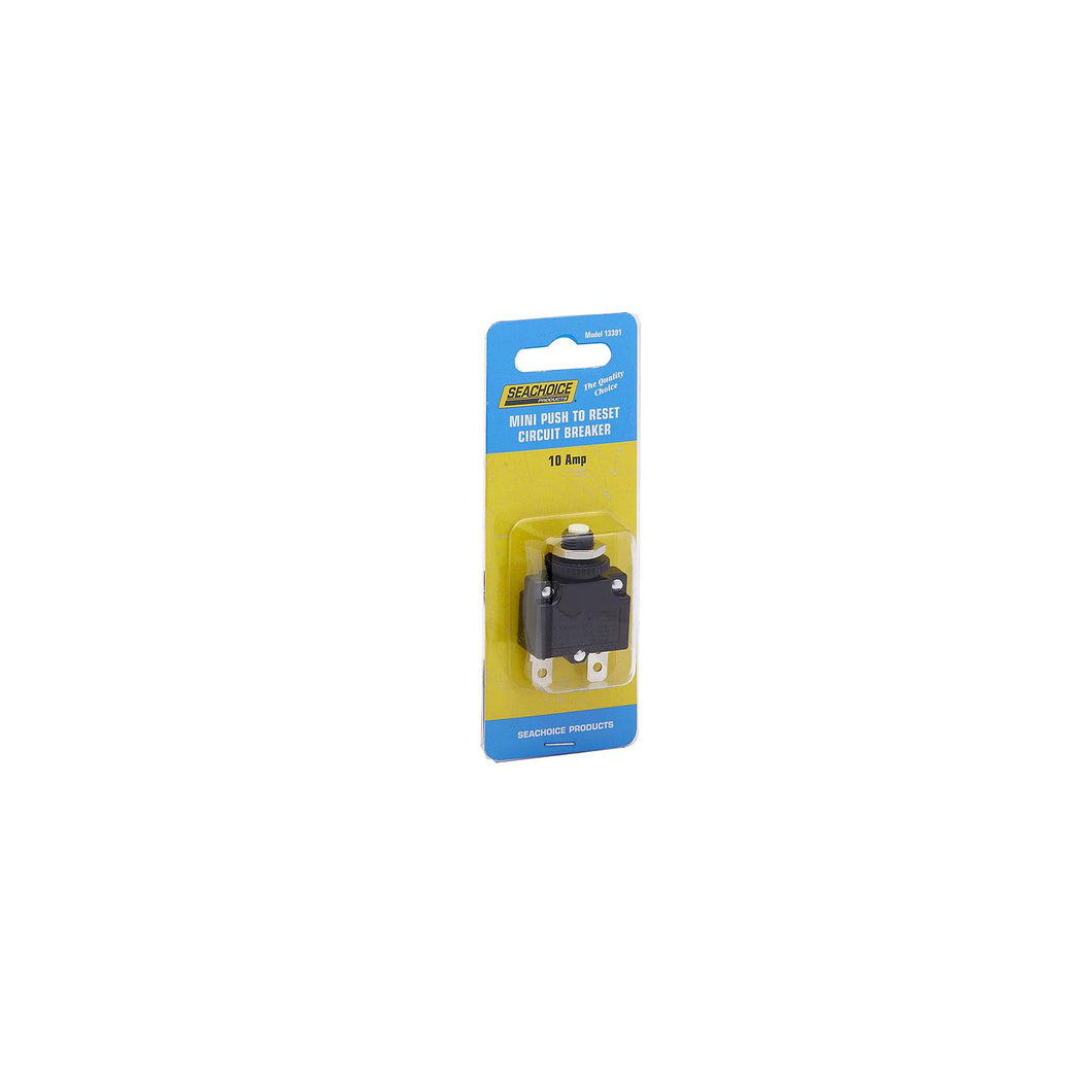 Seachoice Mini Push to Reset Circuit Breaker, 10 AMP -Modern Boat Sales & Service