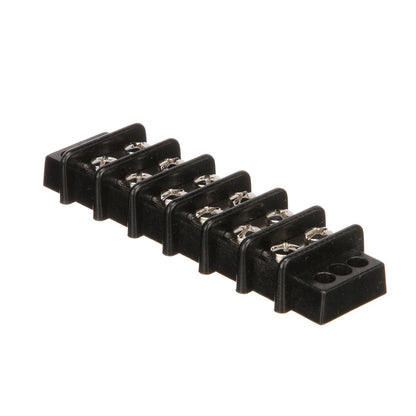 Seachoice 13571 Terminal Block, 6-Gang, Nickel Plated Brass Terminals Default Title -Modern Boat Sales & Service