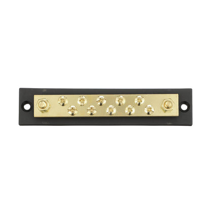 Seachoice 13631 Terminal Block, 10-Gang, Brass Clips and Contacts Default Title -Modern Boat Sales & Service