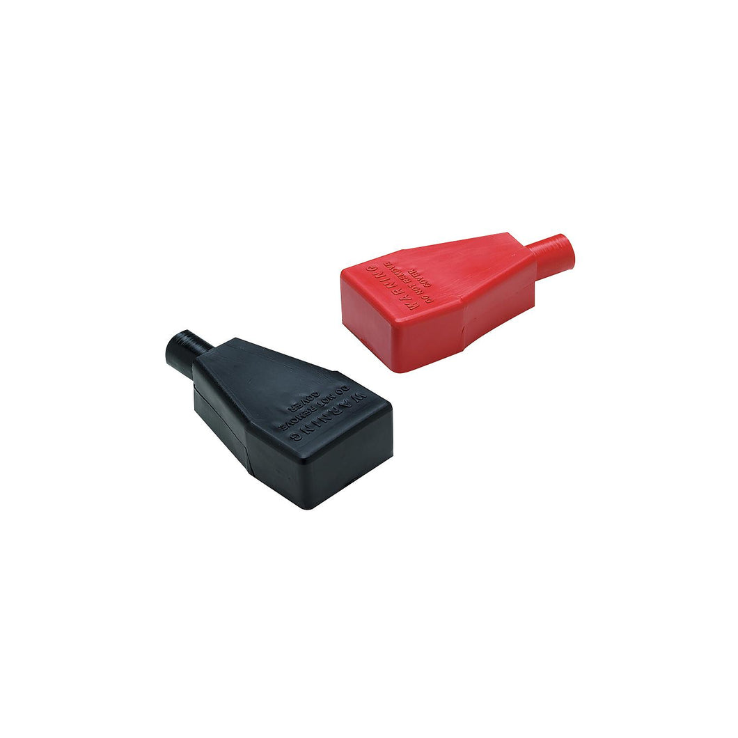 Seachoice Standard Type Battery Terminal Covers (Set Includes 1 Red and 1 Black) Fit Terminals Without Wing Nut -Modern Boat Sales & Service