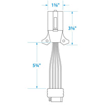Seachoice 7-Way Round to 5-Way Flat Boat Trailer Adapter Plug, 8 in. -Modern Boat Sales & Service