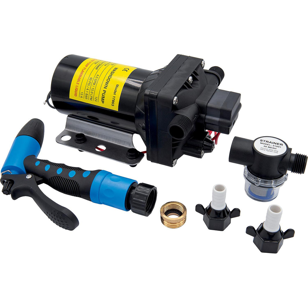 Seachoice 17863 Washdown Pump System, 12V, 4 GPM, 60 PSI -Modern Boat Sales & Service