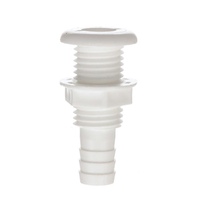 Seachoice Thru-Hull Connector w/ Broad Flange, Fits 3/4 In. ID Hose, 1-1/4 In. Max Hull -Modern Boat Sales & Service