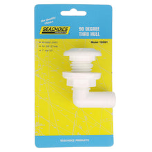 Seachoice 18061 90-Degree Thru Hull Fitting, Fits 3/4 In. ID Hose, 7/8 In. Max. Hull -Modern Boat Sales & Service