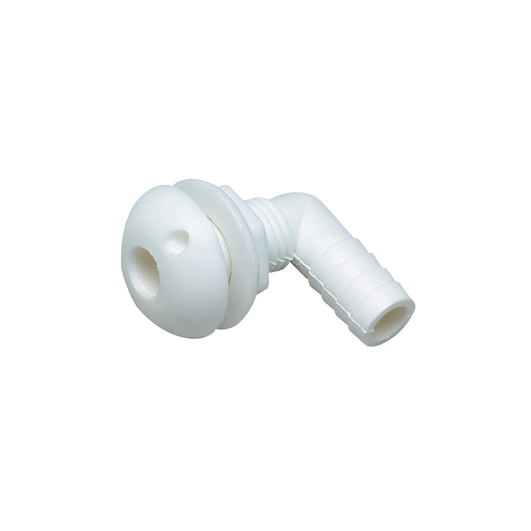 Seachoice 90 Degree Plastic Thru-Hull, White -Modern Boat Sales & Service