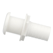 Seachoice 18091 Thru-Hull Connector w/ Broad Flange, White Finish, 1.125 In. Default Title -Modern Boat Sales & Service