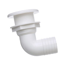 Seachoice 90-Degree Thru-Hull Connector, Fits 1-1/2 in. ID Hose, 1-3/8 in. Max Hull -Modern Boat Sales & Service