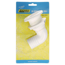Seachoice 90-Degree Thru-Hull Connector, Fits 1-1/2 in. ID Hose, 1-3/8 in. Max Hull Default Title -Modern Boat Sales & Service