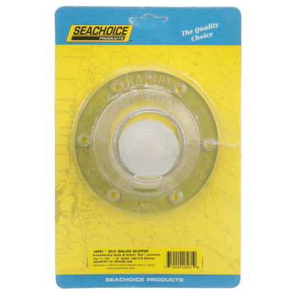 Seachoice Self-Bailing Scupper, Large, Clear, Fits 1.5-3 In. Openings Default Title -Modern Boat Sales & Service