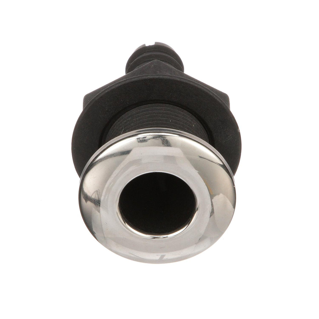 Seachoice Covered Thru-Hull Fitting w/ Stainless-Steel Flange, Fits 3/4 In. ID Hose Default Title -Modern Boat Sales & Service