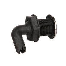 Seachoice 90-Degree Thru-Hull Connector, Fits 3/4 In. ID Hose, 1-3/8 In. Max Hull, White -Modern Boat Sales & Service