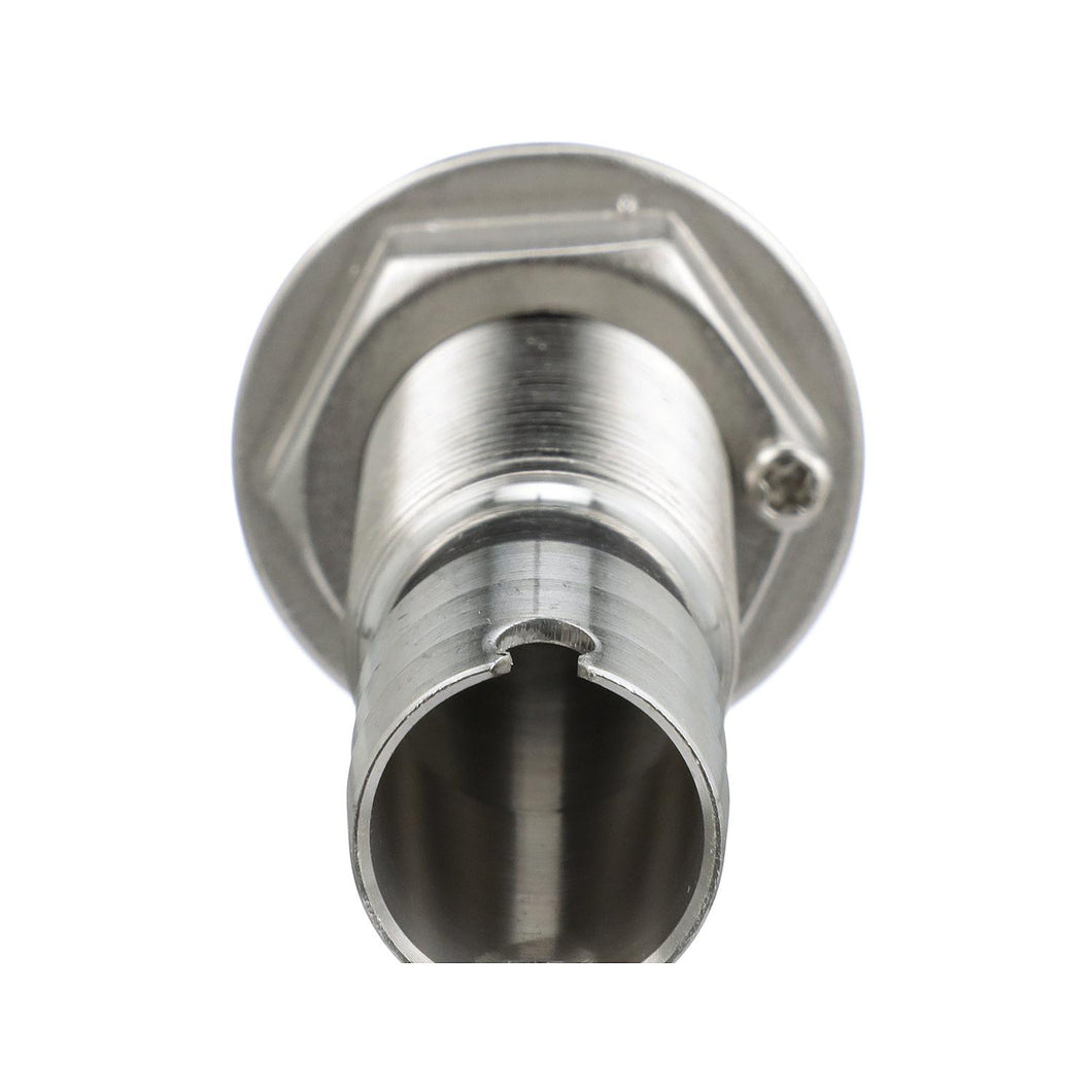 Seachoice Mega-Flow Dripless Thru Hull Fitting, 316 Stainless Steel, Fits 3/4 in. Hose, 1-1/2 in. Max. Hull Default Title -Modern Boat Sales & Service