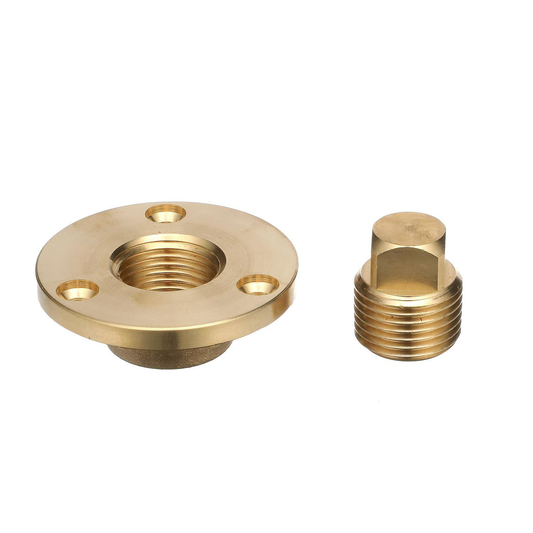 Seachoice Cast Bronze Marine Boat 2 In. Garboard Drain w/ Brass Plug Default Title -Modern Boat Sales & Service