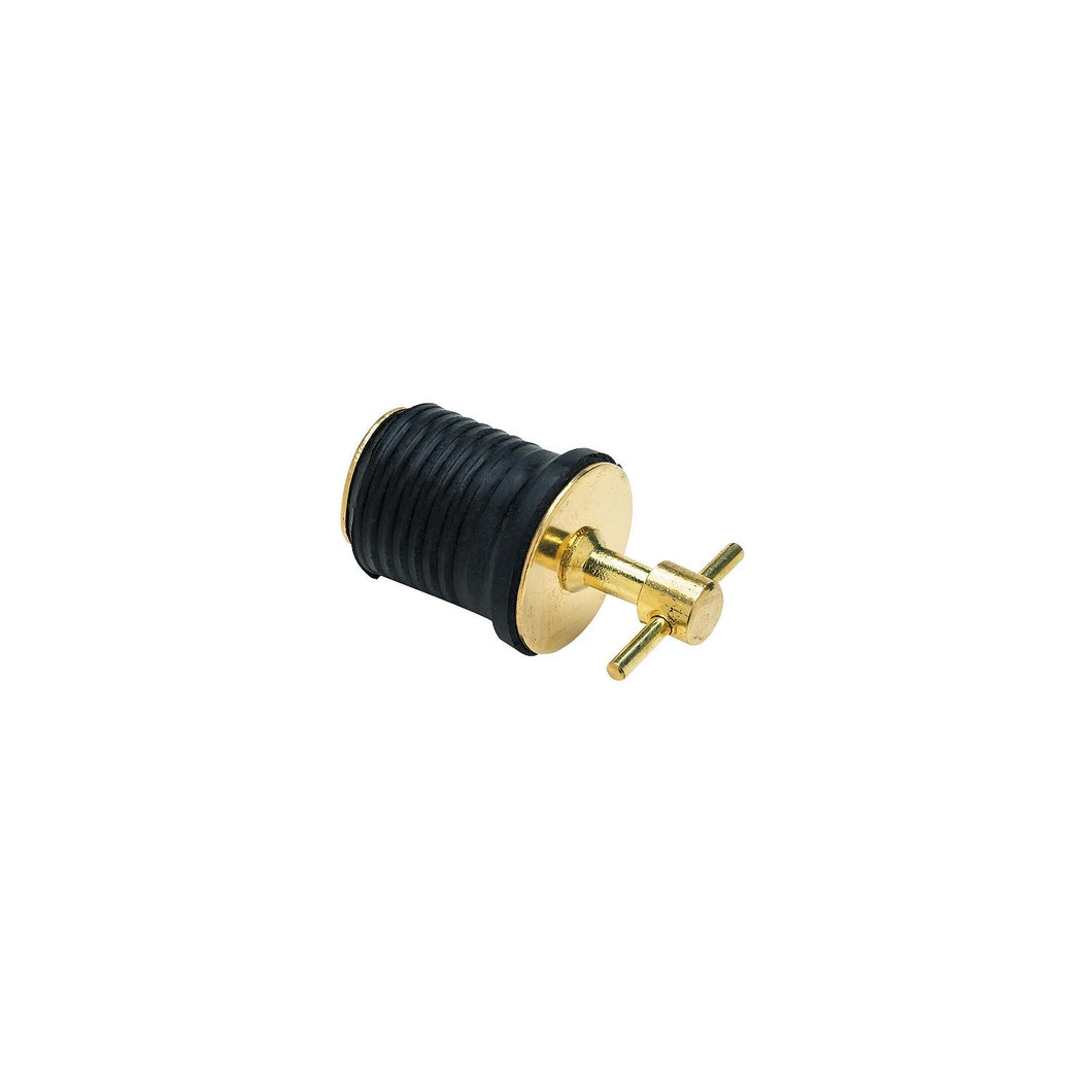Drain Plug-1 Twist-Brass -Modern Boat Sales & Service
