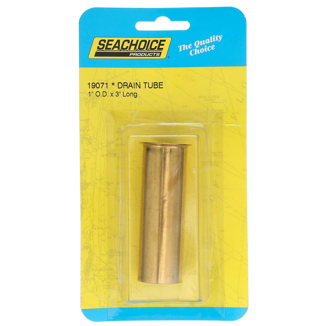 Seachoice 19071 3 in. Brass Drain Tube, 1 in. Diameter Default Title -Modern Boat Sales & Service