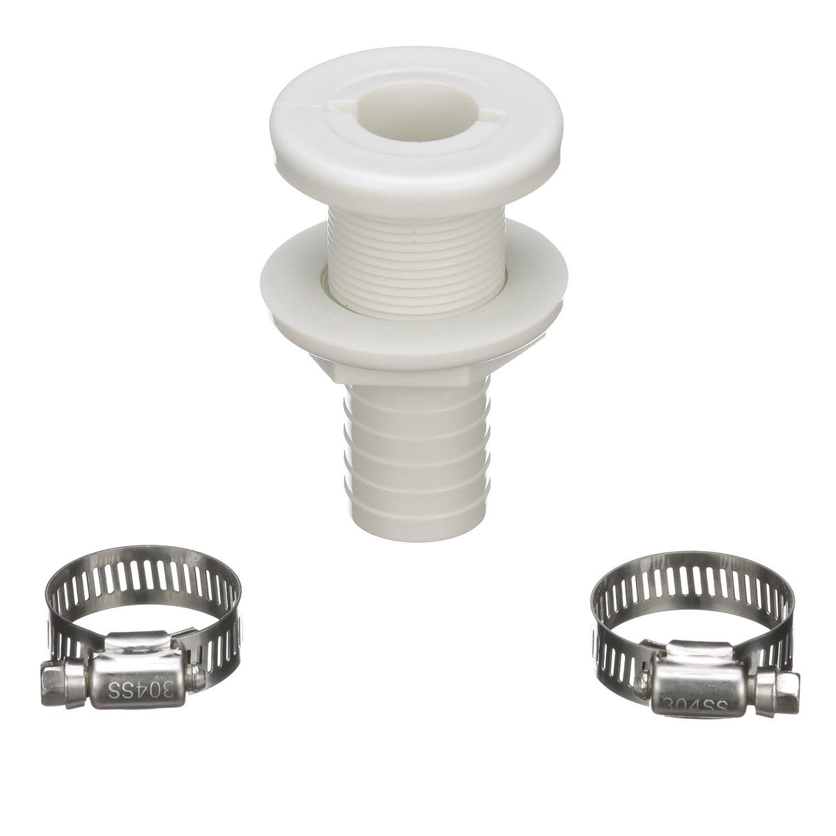 Seachoice Bilge Pump Installation Kit for 1-1/8 in. Outlets, w/ 6 Ft. Hose, 2 Hose Clamps, and Thru-Hull Fitting -Modern Boat Sales & Service