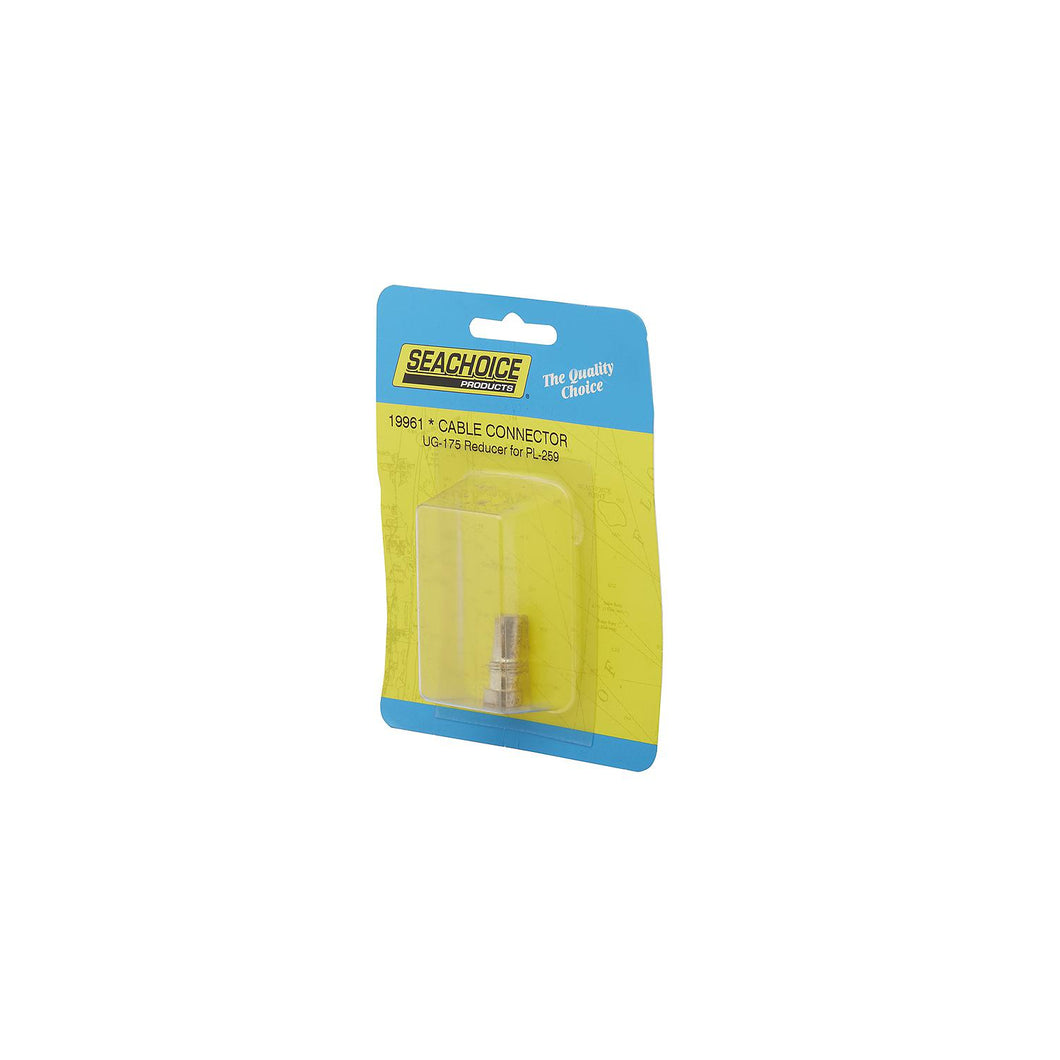 Seachoice UG175 Adapter, Silver, VHF Cable Antenna Connector Default Title -Modern Boat Sales & Service