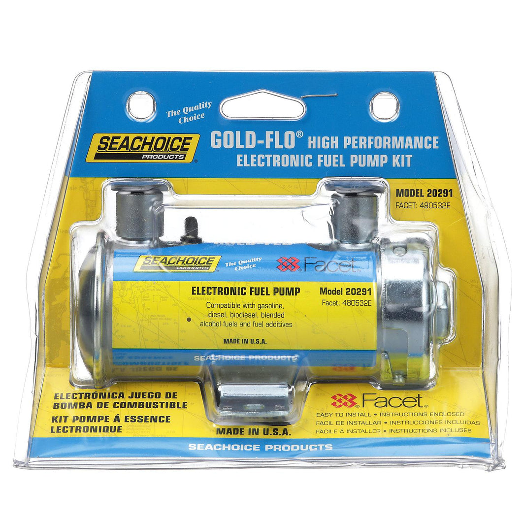 Seachoice 20291 Gold-Flo High Performance Electronic 34 GPH Fuel Pump Kit 5.5 - 4 PSI Default Title -Modern Boat Sales & Service