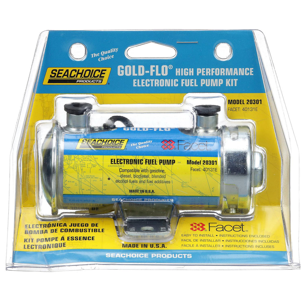 Seachoice Gold-Flo High Performance Electronic Fuel Pump Kit, 24 in. Lift, 5.5-4 PSI, 34 GPH Default Title -Modern Boat Sales & Service