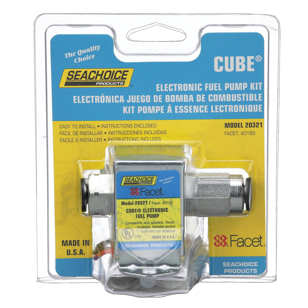 Seachoice Cube Electronic Fuel Pump, 9-11.5 PSI, 12 Volt Systems Default Title -Modern Boat Sales & Service