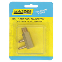 Seachoice Deluxe Fuel Connector for OMC (Evinrude/Johnson), Male, 1/4 in. NPT -Modern Boat Sales & Service