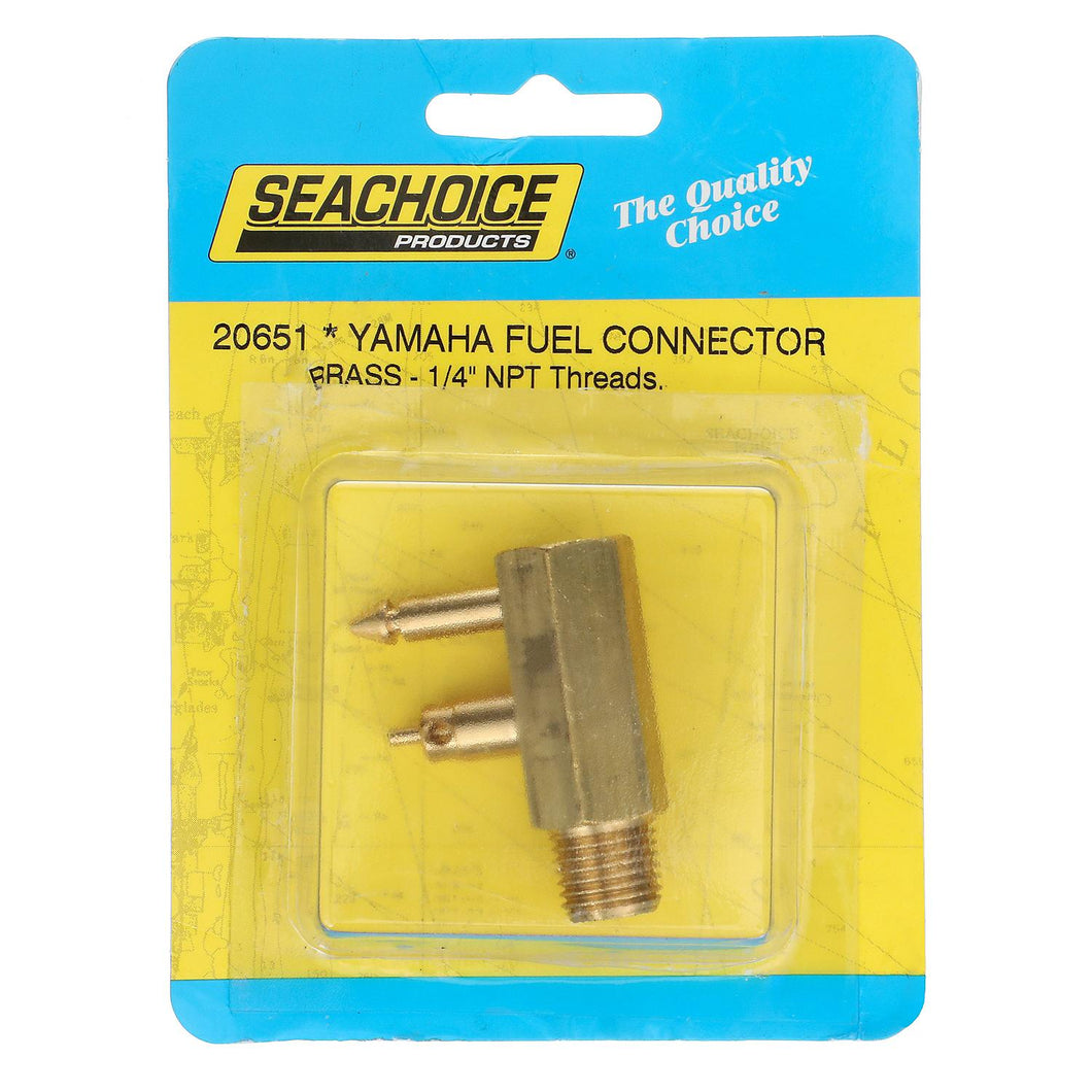 Seachoice Deluxe Fuel Connector Tank Fitting for Yamaha/ Mercury, Male, 1/4 In. NPT Default Title -Modern Boat Sales & Service