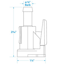 Seachoice Deluxe Fuel Connector Hose Fitting for Yamaha/Mercury, Female, 3/8 In. Barb Default Title -Modern Boat Sales & Service