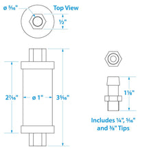 Seachoice in-Line Fuel Filter, Clear Body, Universal Fit -Modern Boat Sales & Service