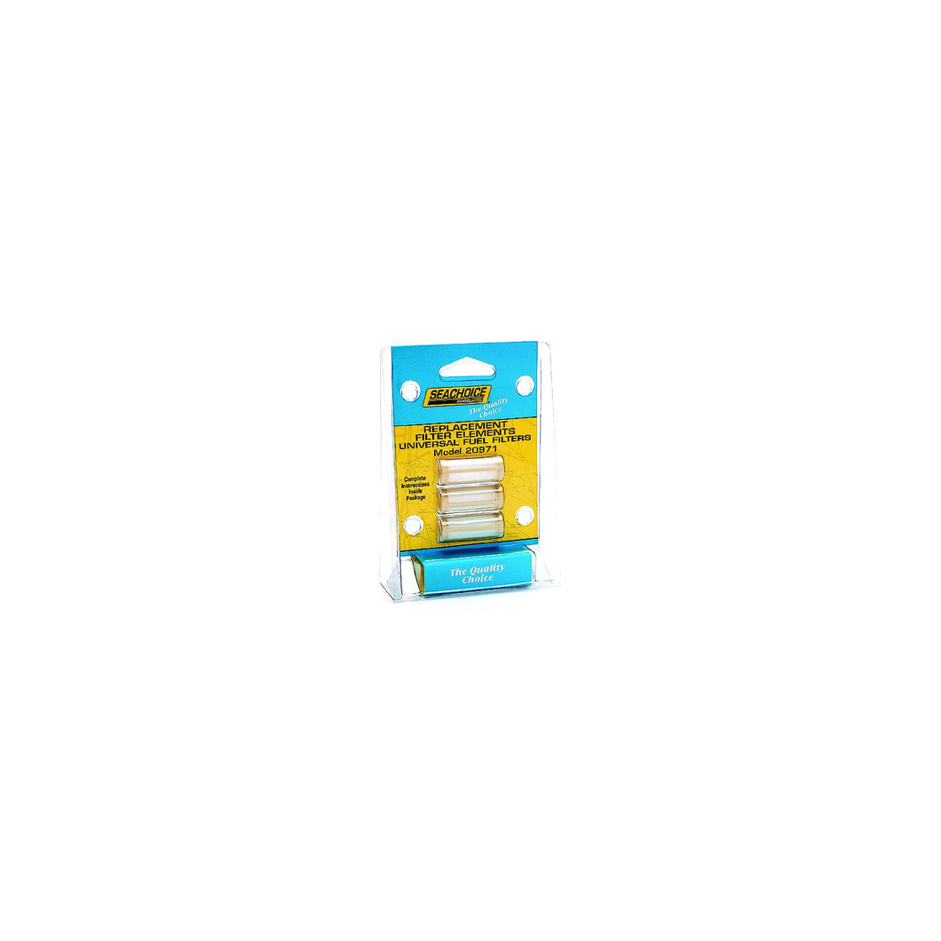 Seachoice Replacement Filters Only For 20941 In-Line Fuel Filter (Pack of 3) -Modern Boat Sales & Service