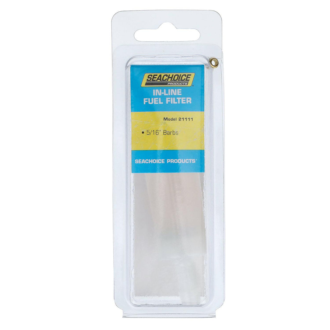 Seachoice in-Line Fuel Filter, 5/16 in., Plastic, Outboard, 20 Micron Default Title -Modern Boat Sales & Service