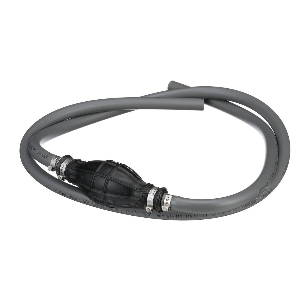 Seachoice 21361 Low Permeation Fuel Line Kit With High-Output Primer Bulb, Universal Fit, 3/8 In. X 7 Ft. Default Title -Modern Boat Sales & Service