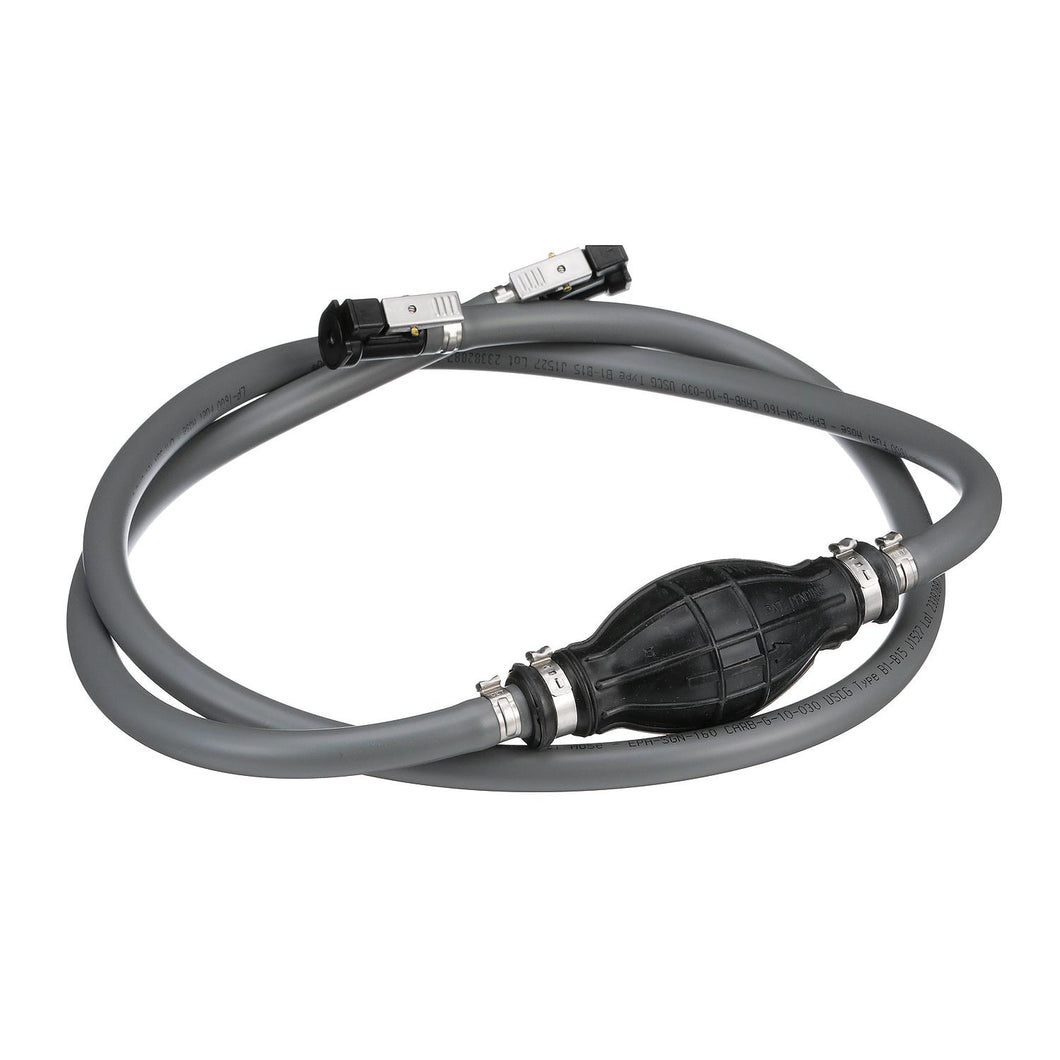 Seachoice 21371 Low Permeation Fuel Line Kit With High-Output Primer Bulb, Johnson/Evinrude, 3/8 In. X 7 Ft. Default Title -Modern Boat Sales & Service