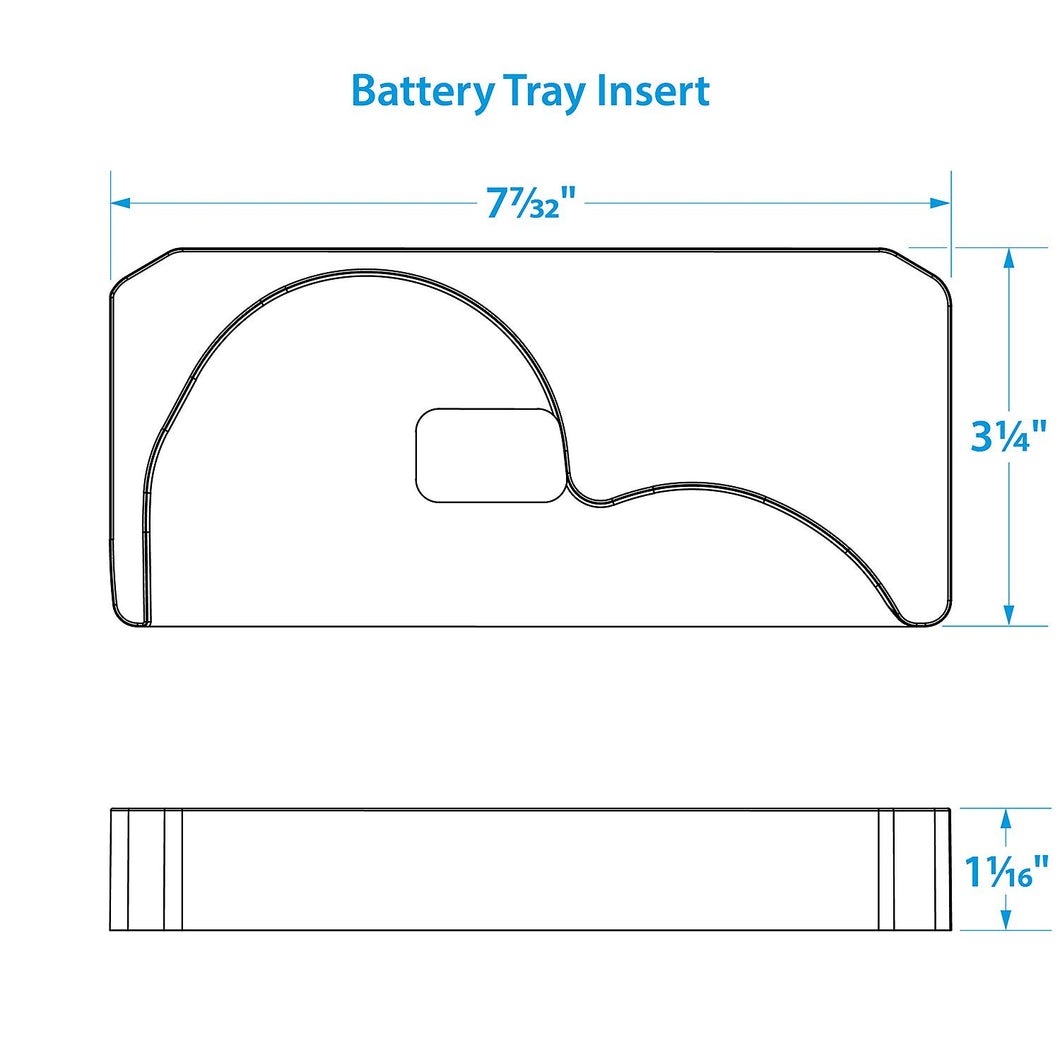 Seachoice Battery Tray w/ Strap For D27M & D31M Optima Batteries Default Title -Modern Boat Sales & Service