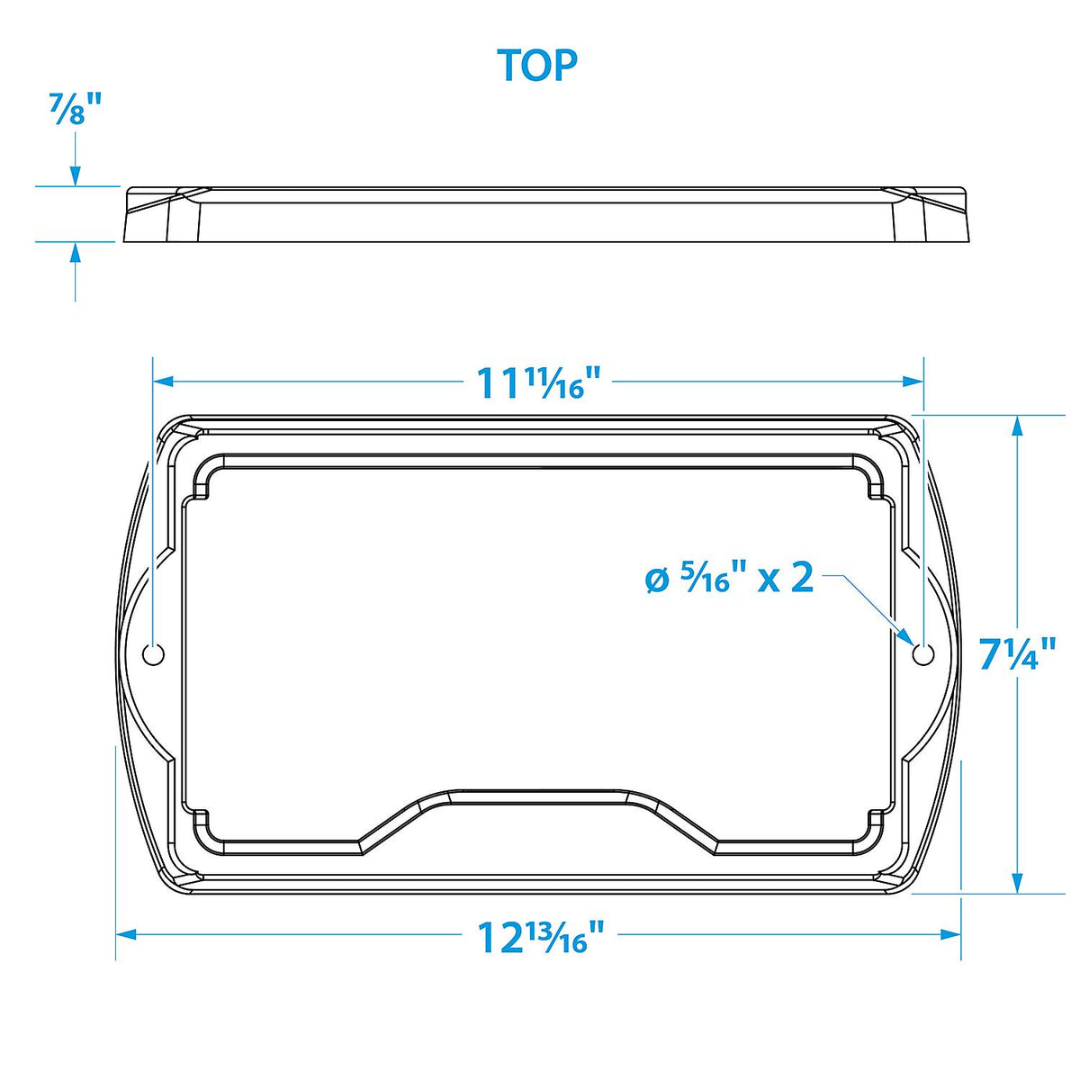Seachoice USCG-Approved Premium Marine Group 24 Series Hold-Down Battery Tray, Black -Modern Boat Sales & Service