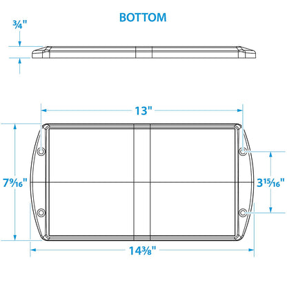 Seachoice USCG-Approved Premium Marine Group 27 Series Hold-Down Battery Tray, Black Default Title -Modern Boat Sales & Service