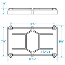 Seachoice USCG-Approved Marine Group 27 Series Hold-Down Battery Tray, Black Default Title -Modern Boat Sales & Service