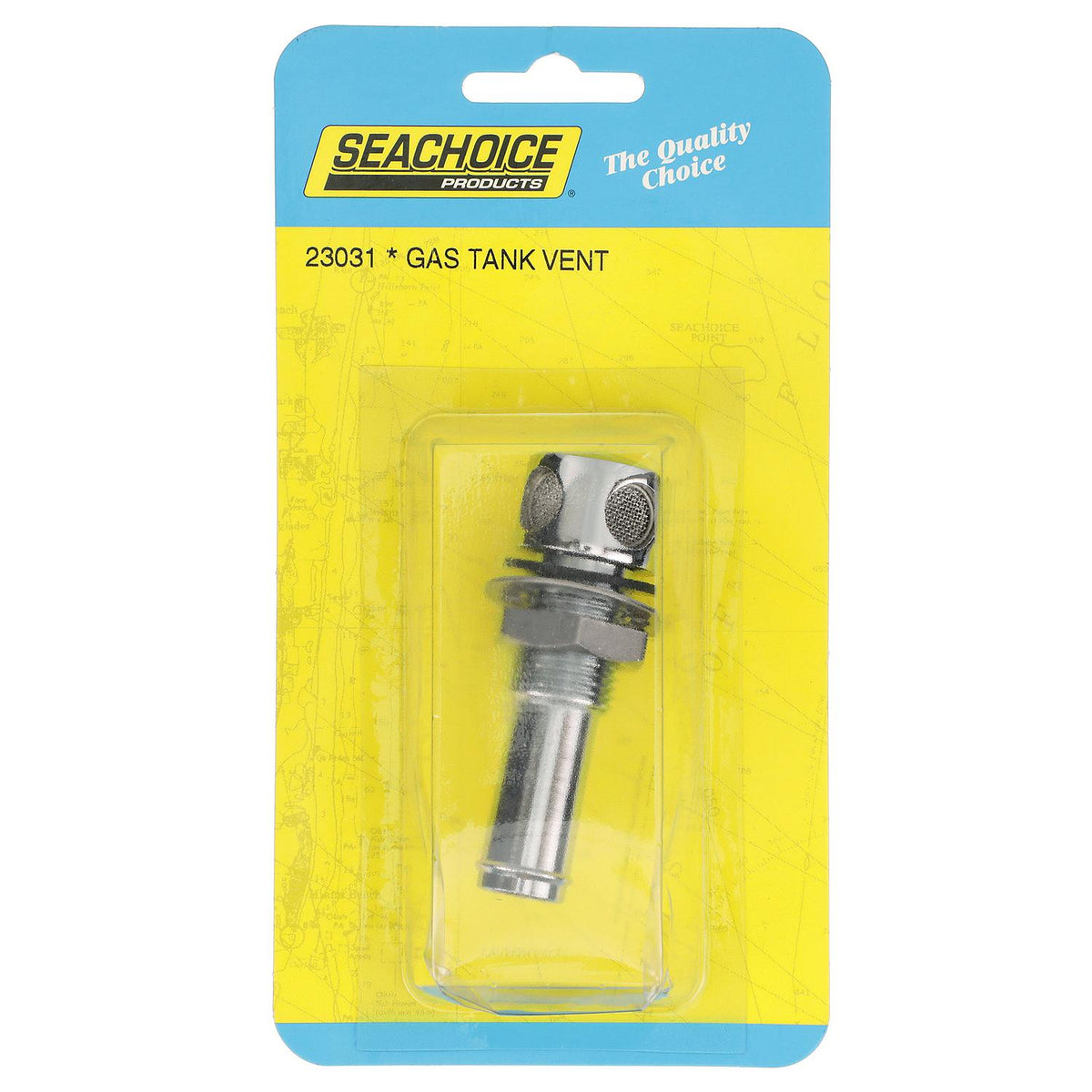 Seachoice Thru Hull Fuel Tank Vent, Chrome-Plated Brass, 5/8 in. Default Title -Modern Boat Sales & Service