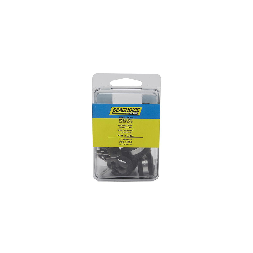 Seachoice Stainless Steel Cushion Cable Clamp, 1/2 In. Default Title -Modern Boat Sales & Service