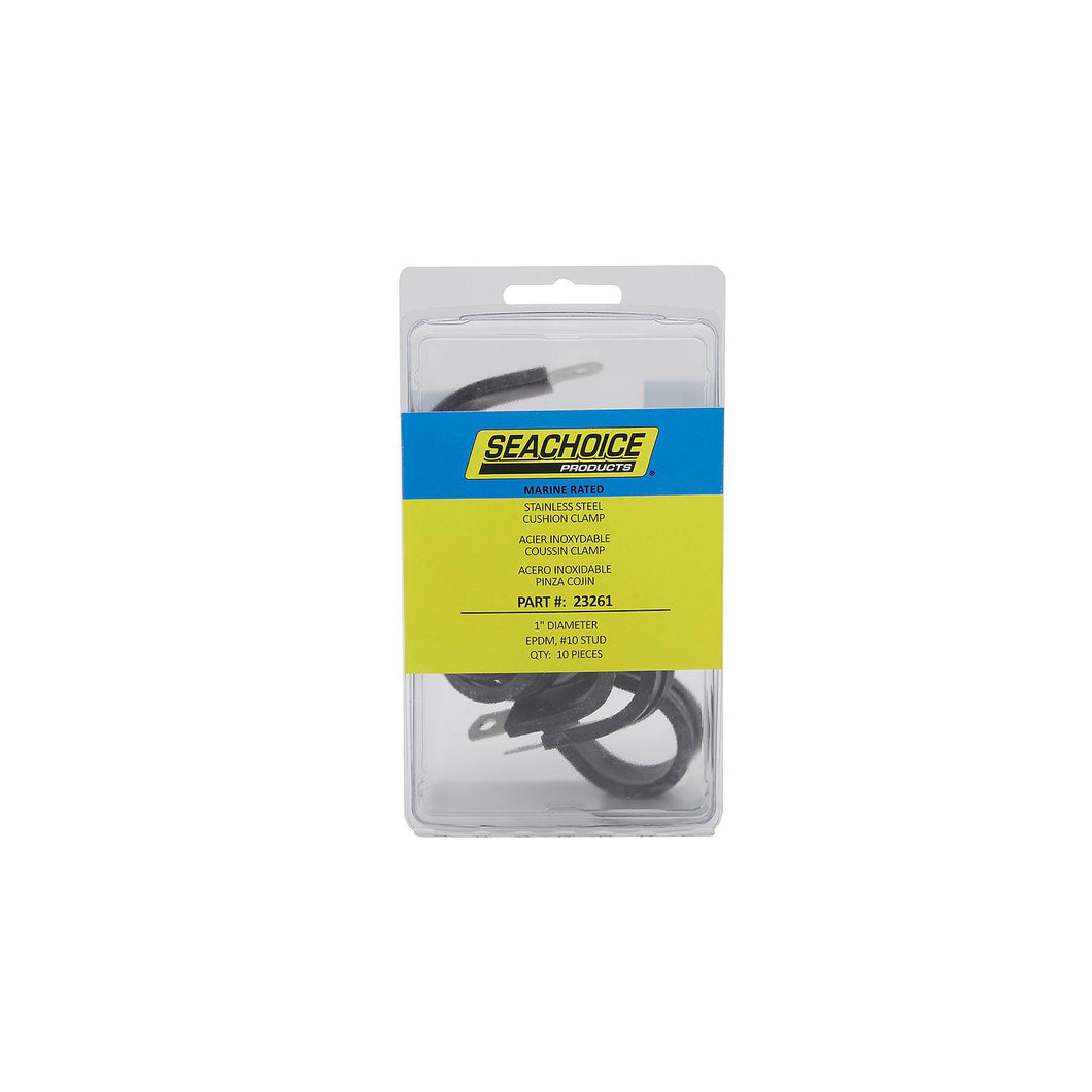 Seachoice Stainless Steel Cable Clamps, 1 In., EPDM Default Title -Modern Boat Sales & Service