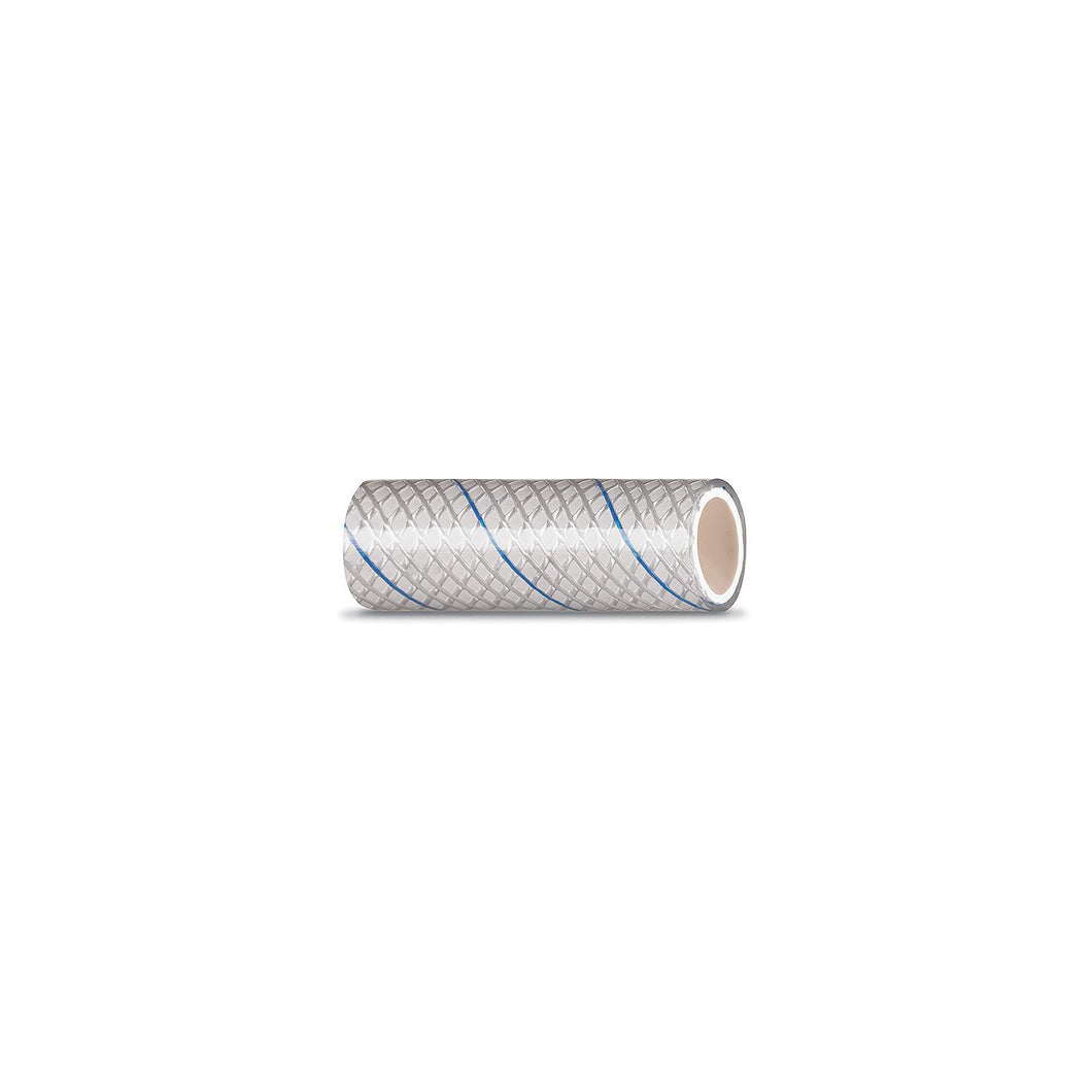 Seachoice 23561 Clear Reinforced PVC Tubing w/Blue Tracer - 164 Series 1/2