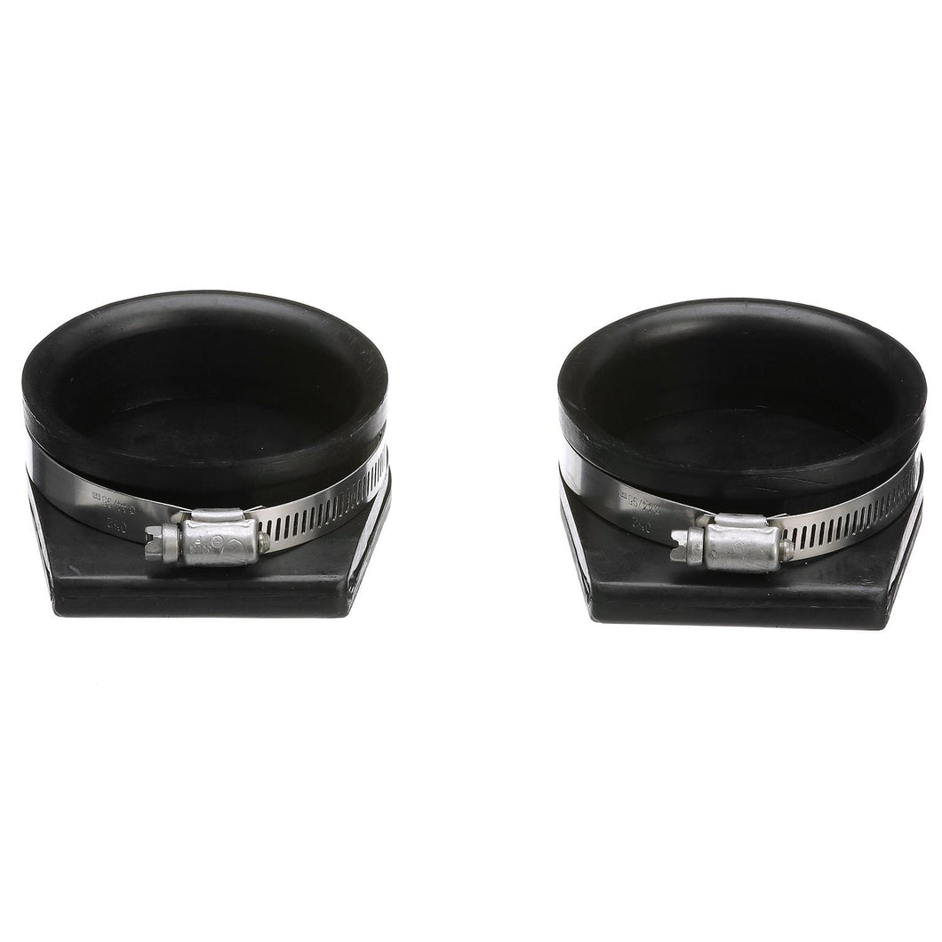 Seachoice Exhaust Guard Covers, Fits 3 in. OD Pipe, Black Rubber with Stainless Steel Hose Clamp Default Title -Modern Boat Sales & Service