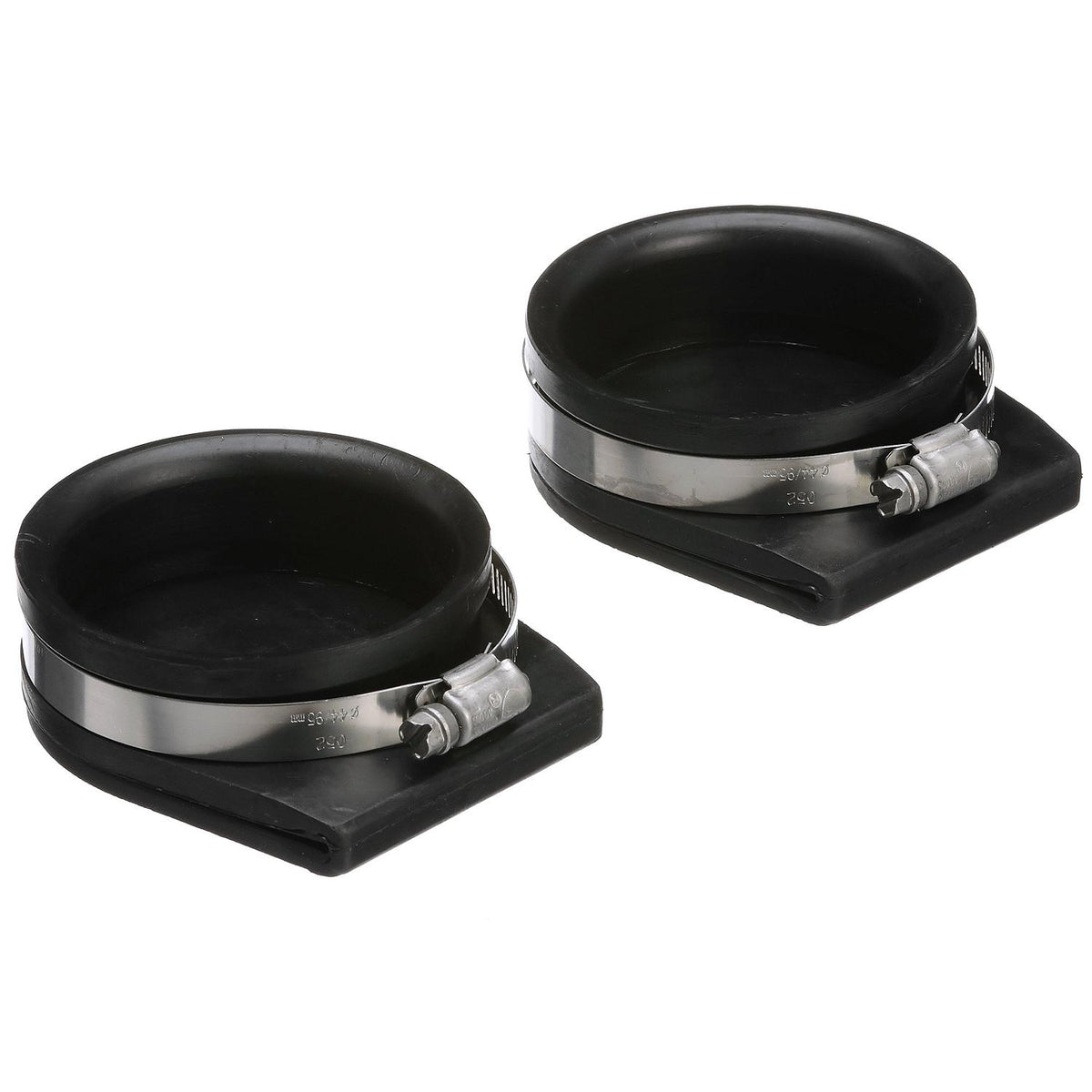 Seachoice Exhaust Guard Covers, Fits 4 in. OD Pipe, Black Rubber with Stainless Steel Hose Clamp Default Title -Modern Boat Sales & Service