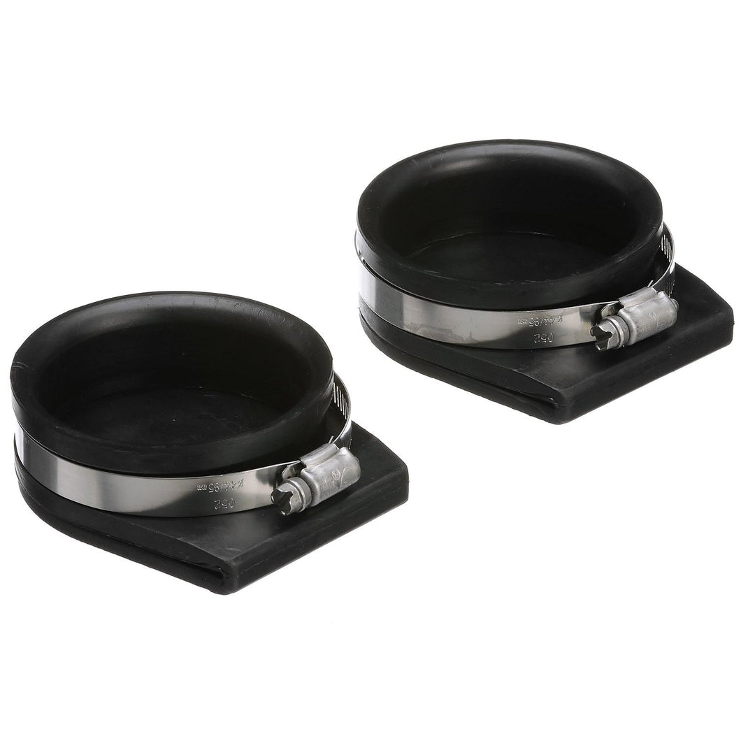 Seachoice Exhaust Guard Covers, Fits 4 in. OD Pipe, Black Rubber with Stainless Steel Hose Clamp Default Title -Modern Boat Sales & Service