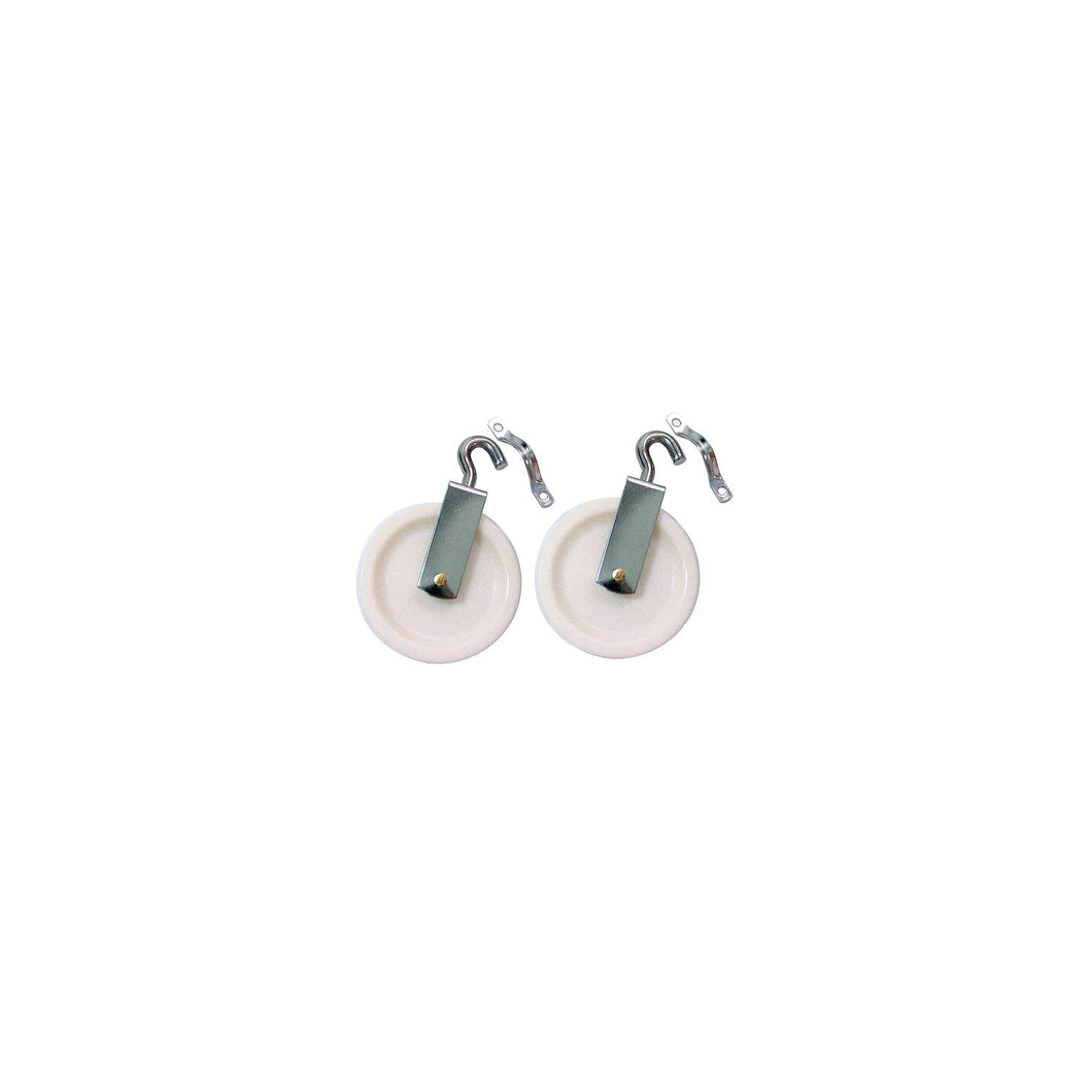 Seachoice Tiller Rope Pulleys, Stainless Steel and Plastic, Pack of 2 -Modern Boat Sales & Service